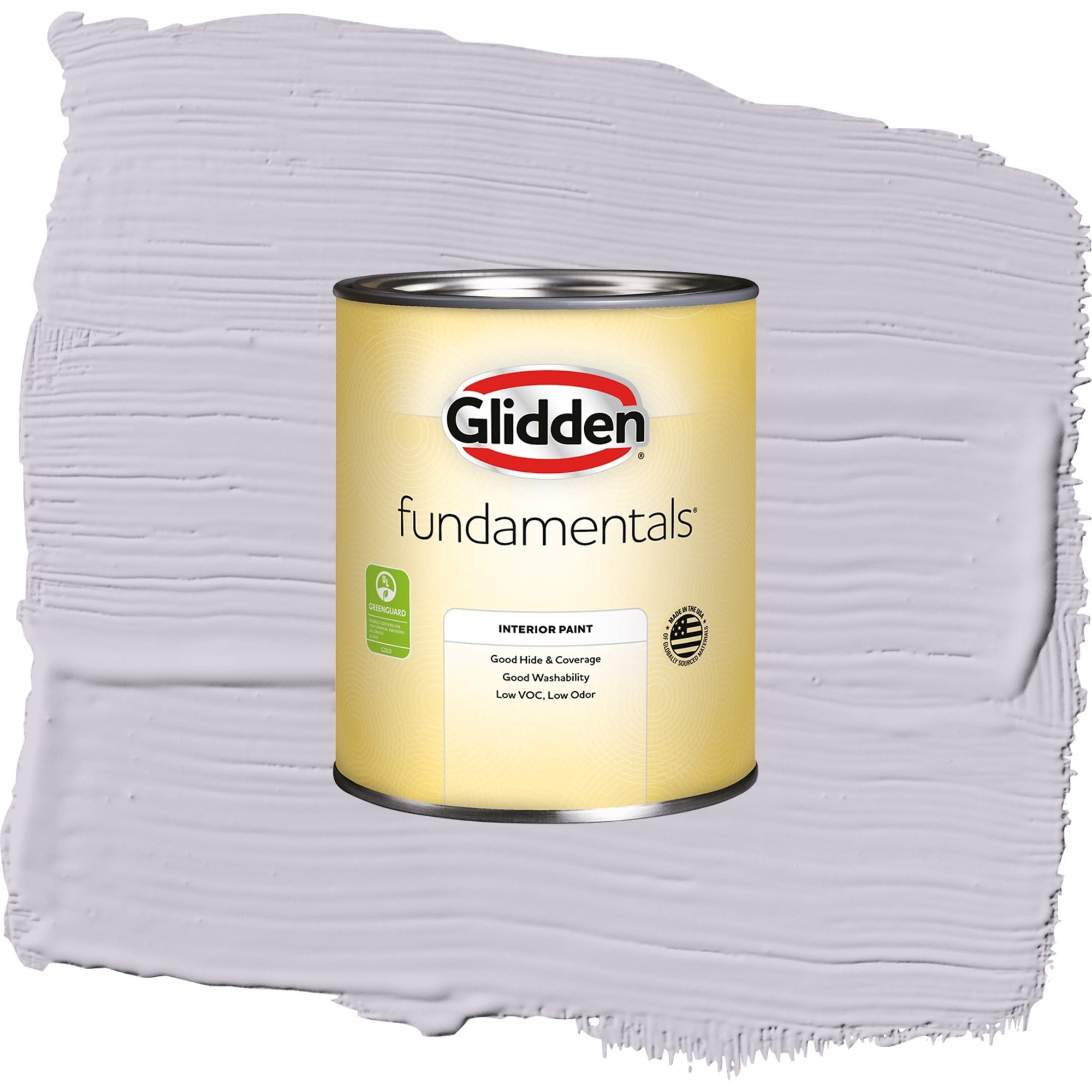 Glidden Fundamentals Silver Chalice / Purple, Eggshell Interior Paint, 1 Quart