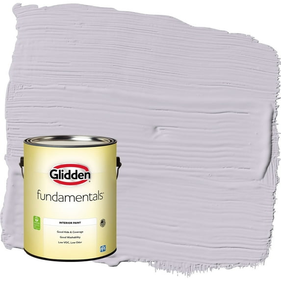 Glidden Fundamentals Silver Chalice / Purple Semi-Gloss Interior Paint, 1 Gallon