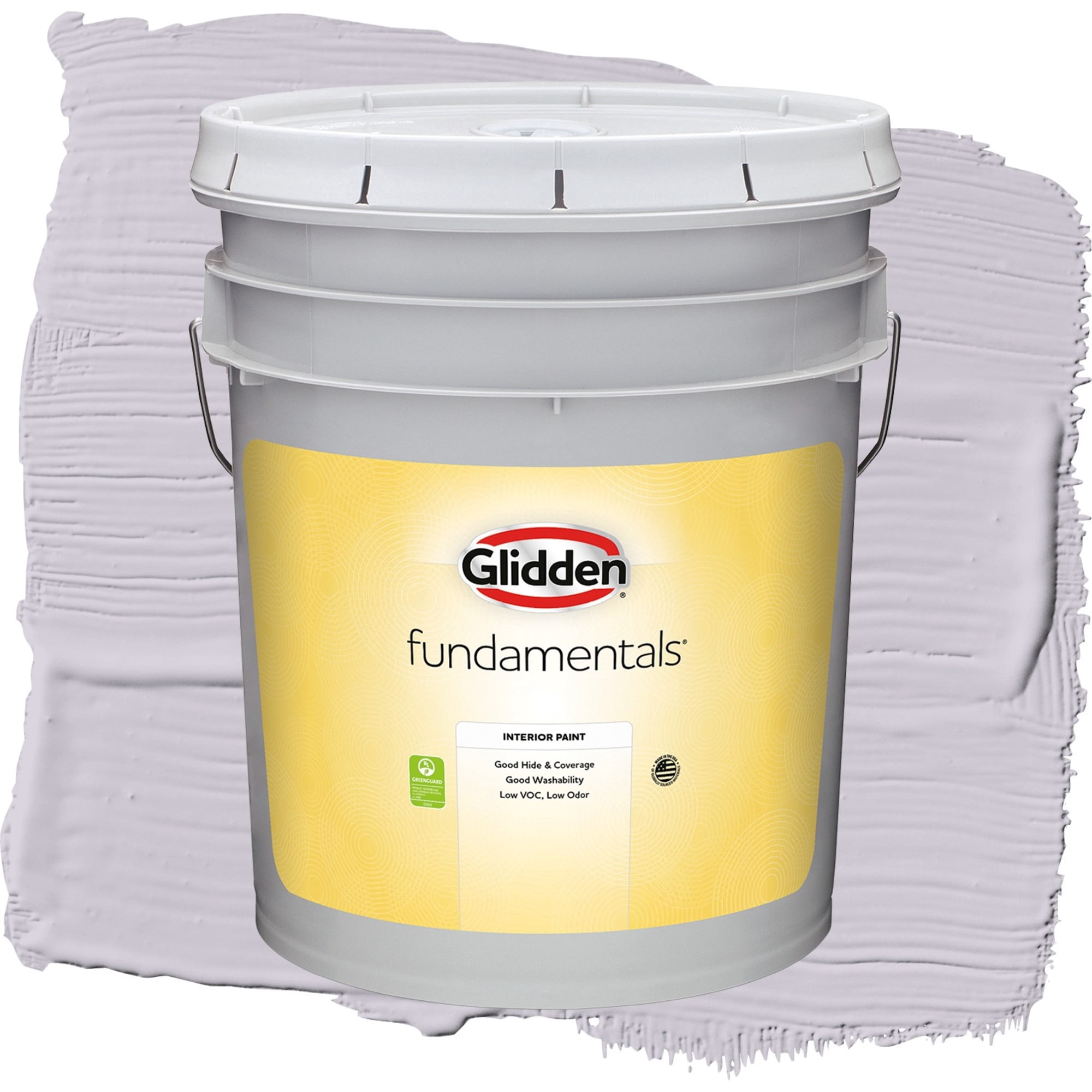 Glidden Fundamentals Silver Chalice / Purple, Semi-Gloss Interior Paint, 5 Gallon
