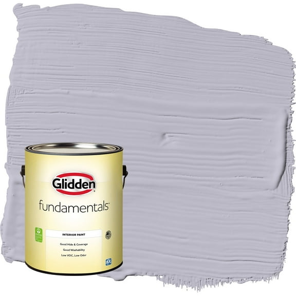 Glidden Fundamentals Silverberry / Purple Eggshell Interior Paint, 1 Gallon