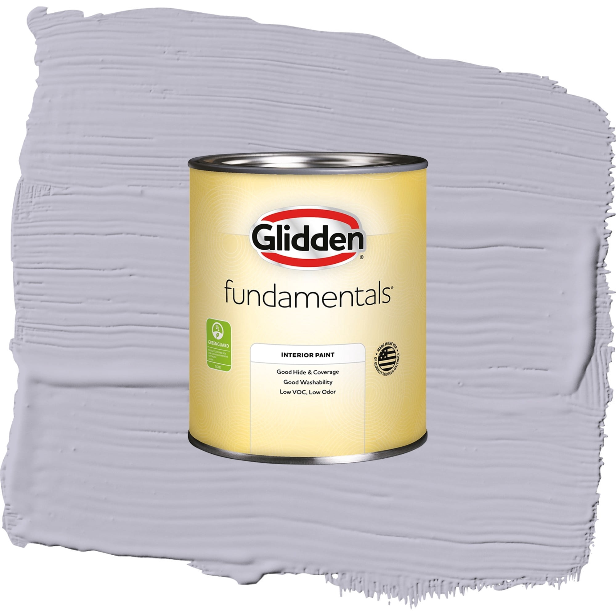 Glidden Fundamentals Silverberry / Purple, Flat Interior Paint, 1 Quart