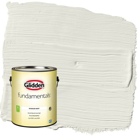 Glidden Fundamentals Silvery Moon / Gray Eggshell Interior Paint, 1 Gallon