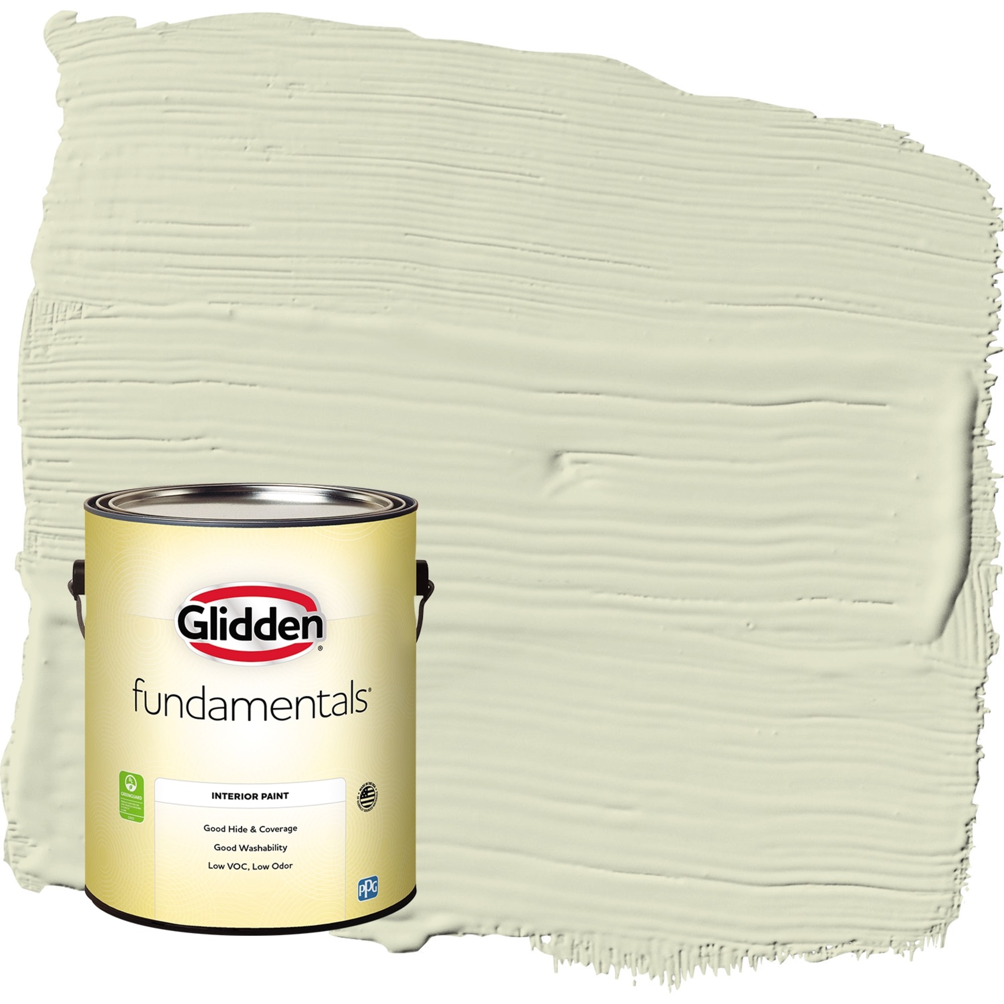 Glidden Fundamentals Slow Dance / Green, Eggshell Interior Paint, 1 Gallon