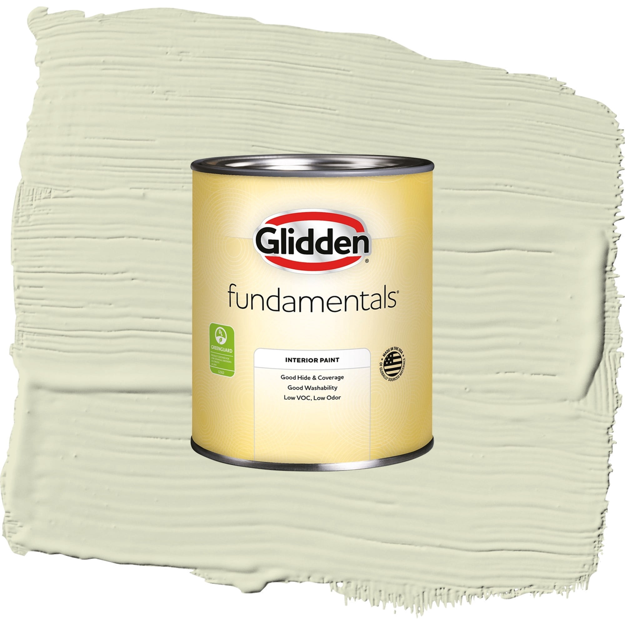 Glidden Fundamentals Slow Dance Semi Gloss Interior Paint and Primer, 1 Quart