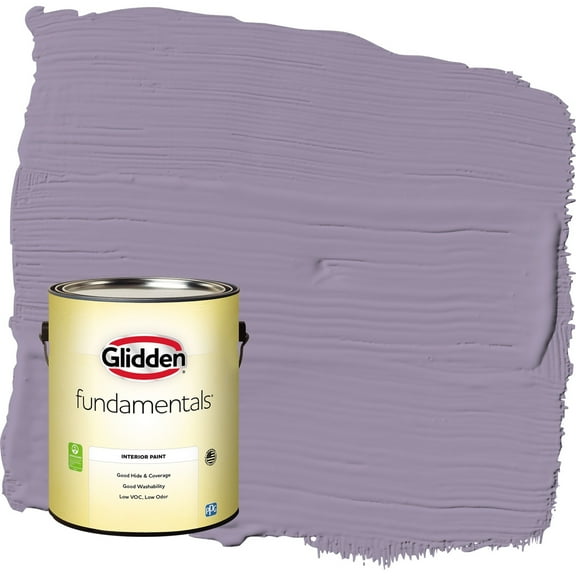 Glidden Fundamentals Smoky Grape / Purple Flat Interior Paint, 1 Gallon