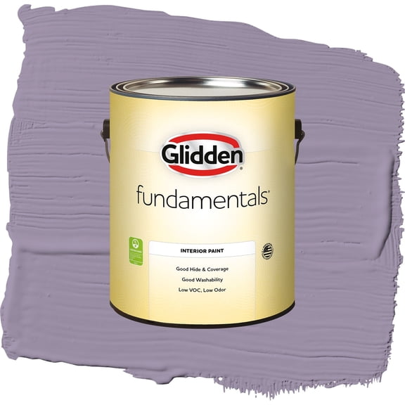 Glidden Fundamentals Smoky Grape / Purple, Flat Interior Paint, 1 Gallon