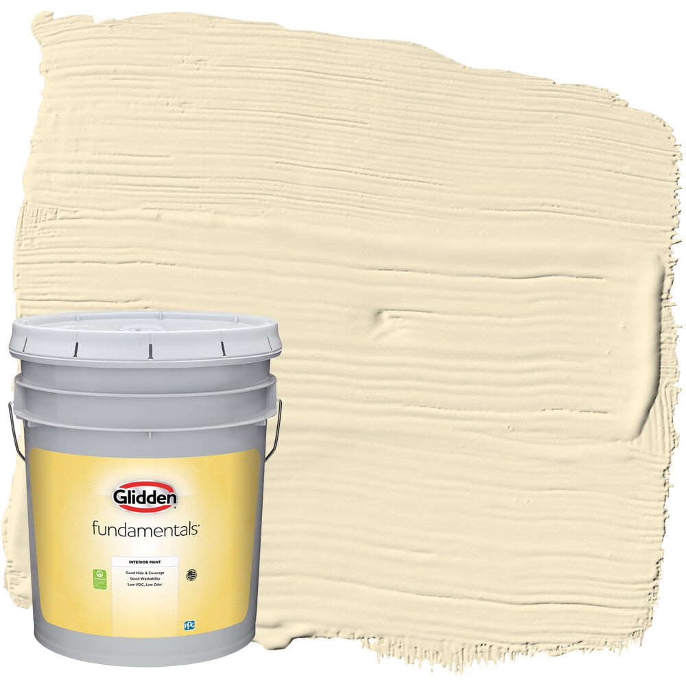 Glidden Fundamentals Interior Paint Soleil / Yellow, SemiGloss, 5