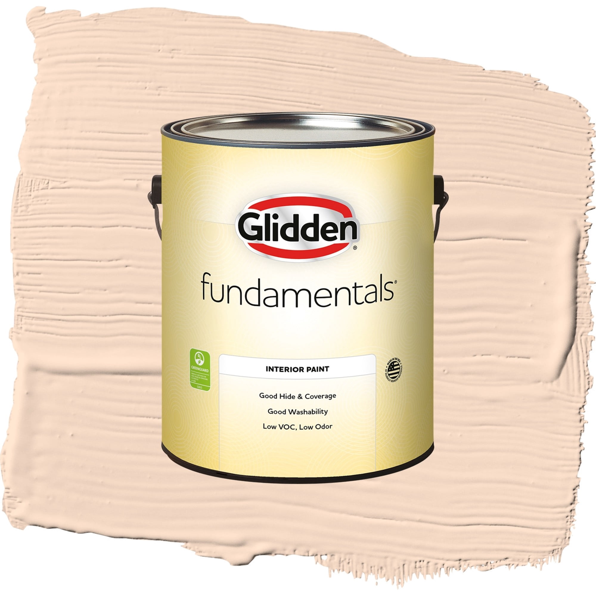 Glidden Fundamentals Sourpatch Peach / Orange, Eggshell Interior Paint, 1 Gallon