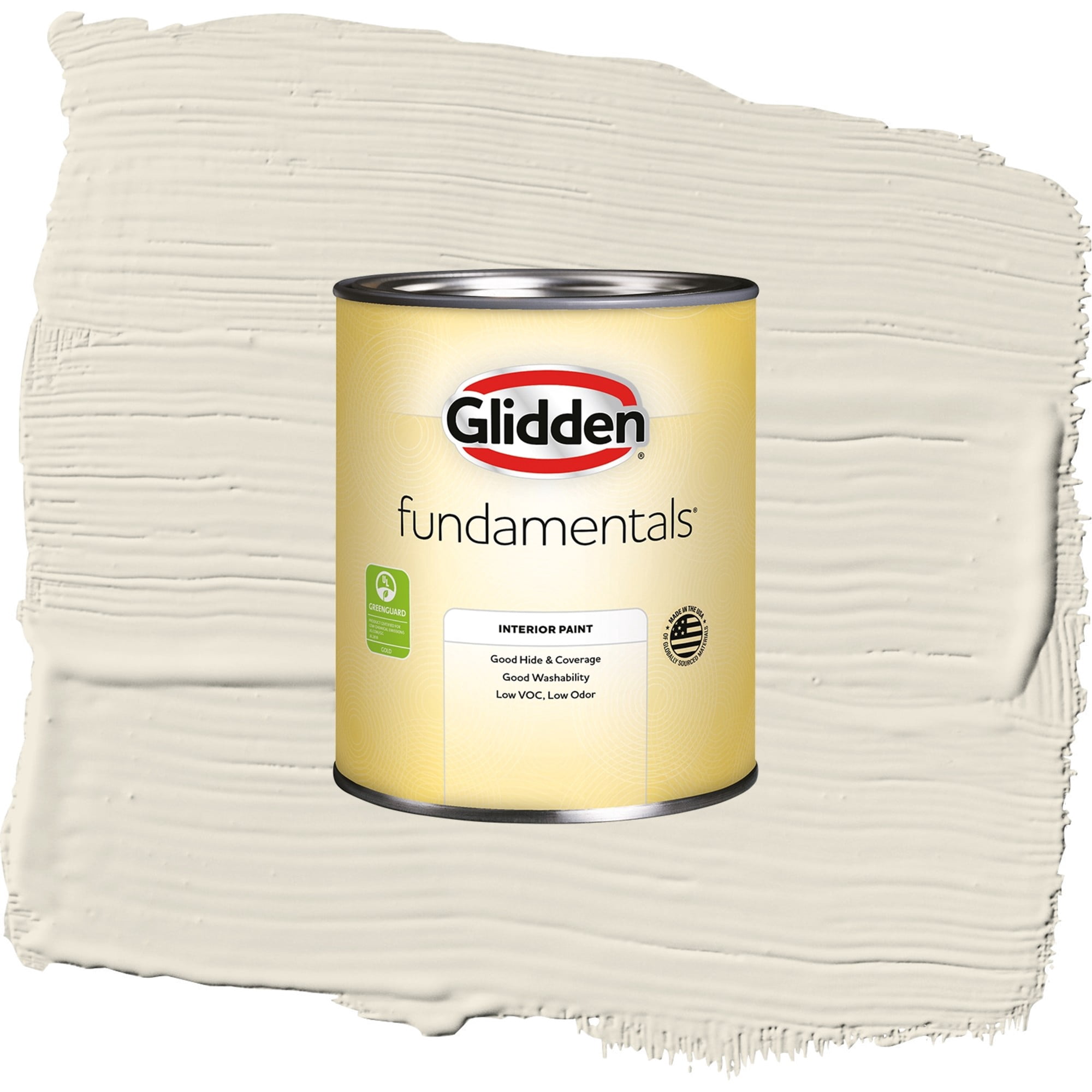 Glidden Fundamentals Southern Breeze / Beige, Flat Interior Paint, 1 Quart