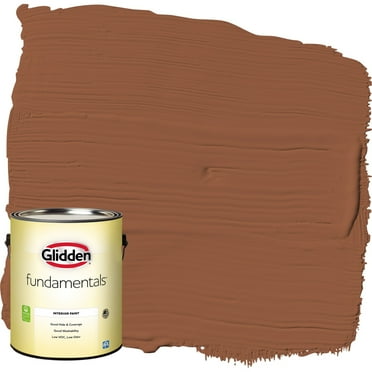 Glidden Fundamentals Interior Paint Spiced Cider / Orange, Eggshell, 1 Gallon