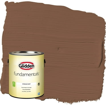 Glidden Fundamentals Spiced Cinnamon / Beige Eggshell Interior Paint, 1 Gallon