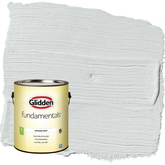 Glidden Fundamentals Spring Thaw / White Eggshell Interior Paint, 1 Gallon