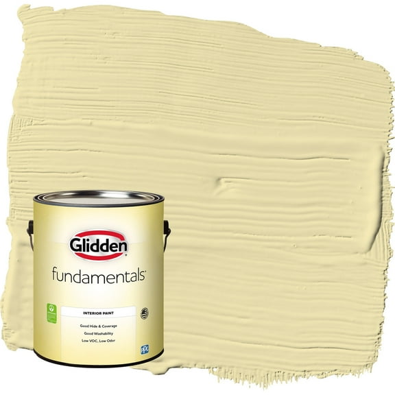 Glidden Fundamentals Star Bright / Green Eggshell Interior Paint, 1 Gallon