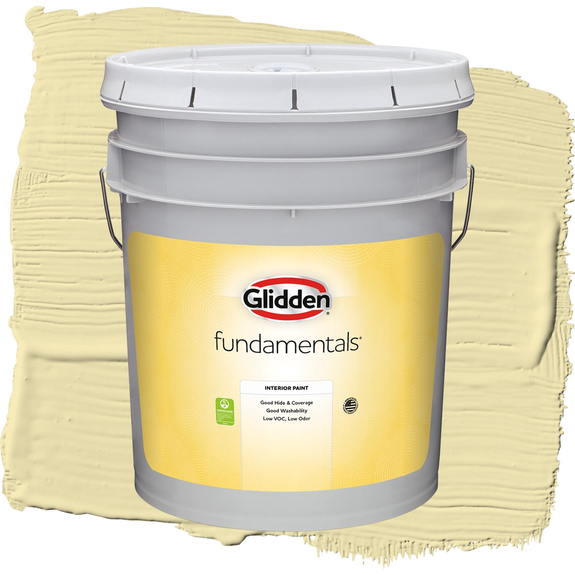 Glidden Fundamentals Star Bright / Green, Eggshell Interior Paint, 5 Gallon