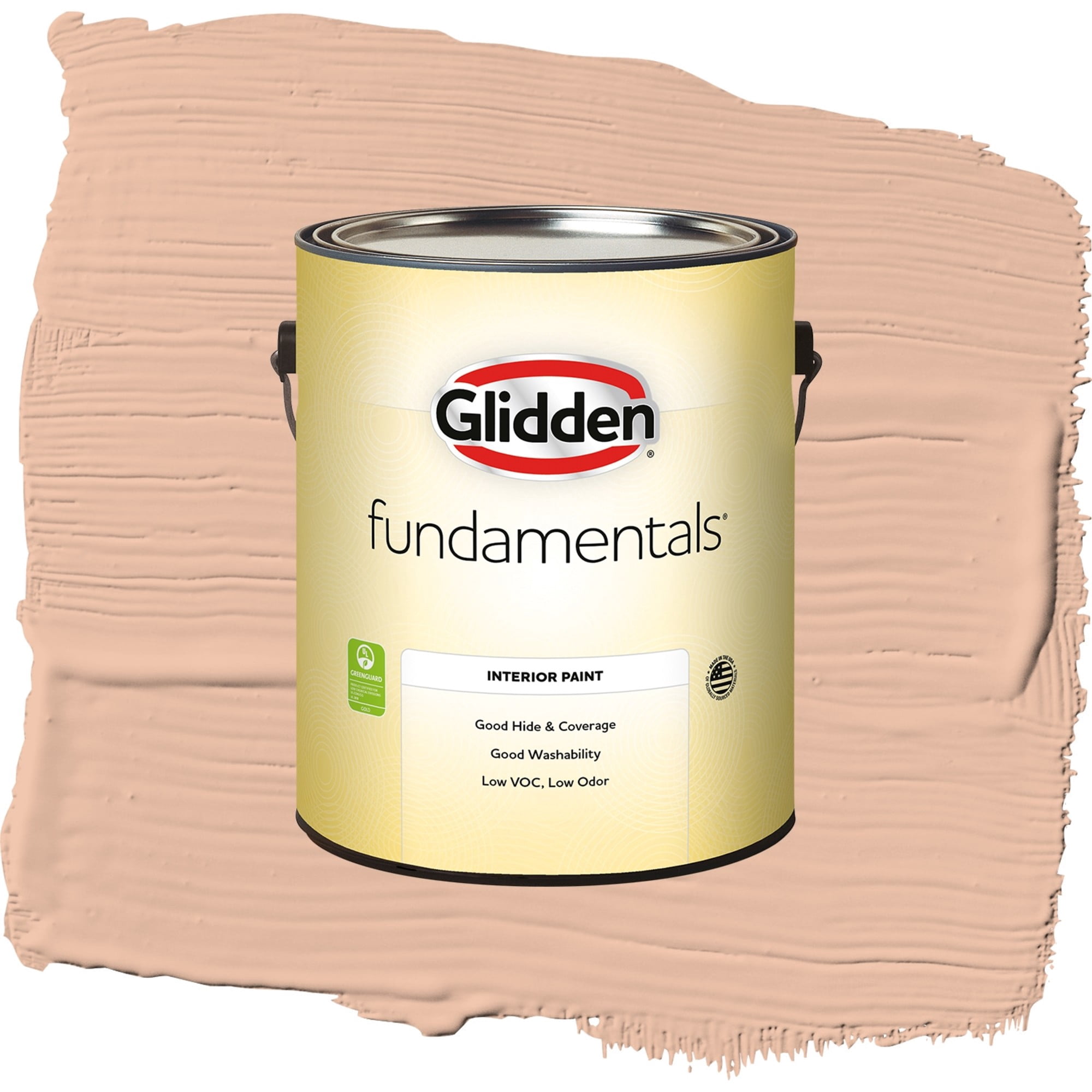Glidden Fundamentals Starfish / Orange, Flat Interior Paint, 1 Gallon