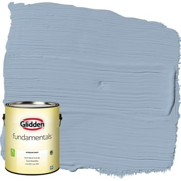 Glidden Fundamentals Interior Paint Sterling Silver / Blue, Eggshell, 1 Gallon