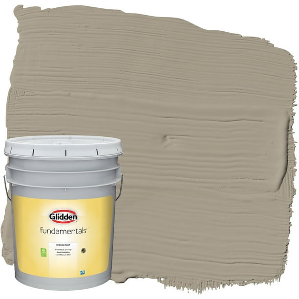 "Glidden Fundamentals Interior Paint Stonehenge Greige / Gray, Semi