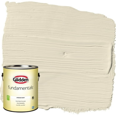 Glidden Fundamentals Interior Paint Sugar Cookie / Off-White, Eggshell, 1 Gallon
