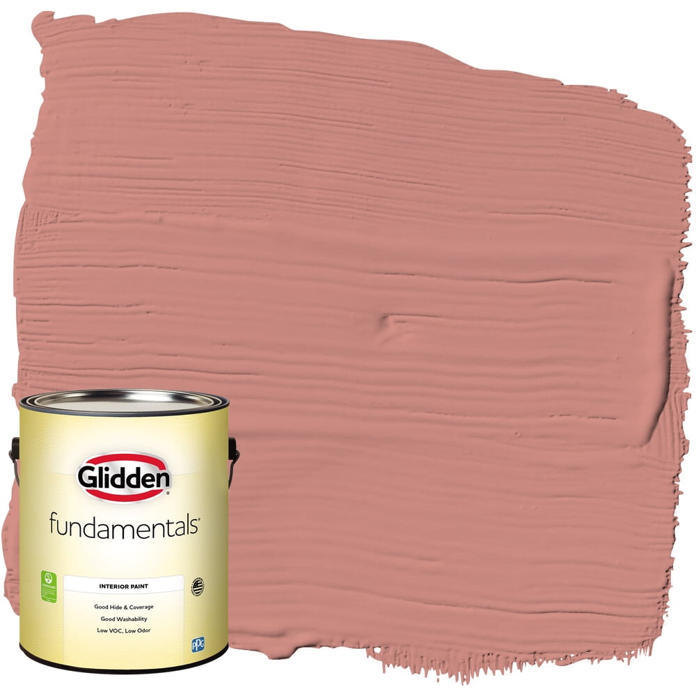 Glidden Fundamentals Interior Paint Sunstone / Orange, Eggshell, 1 Gallon