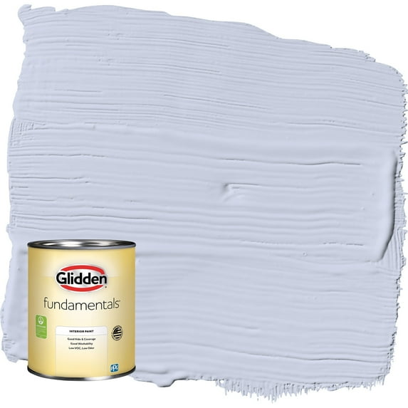 Glidden Fundamentals Sweet Emily / Purple Semi-Gloss Interior Paint, 1 Quart