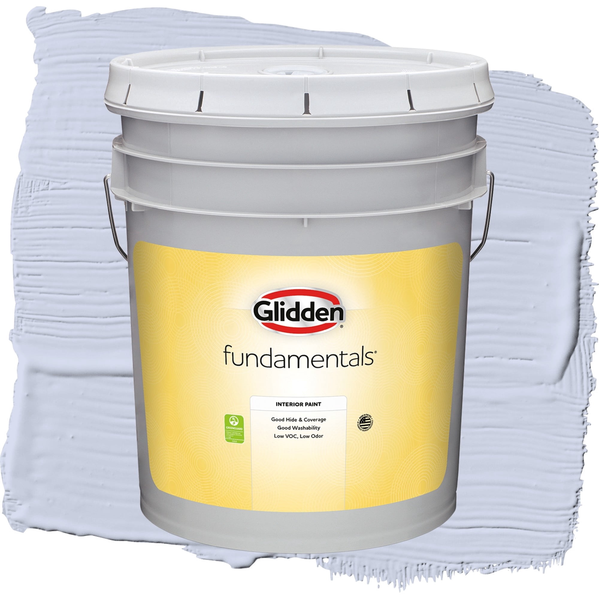 Glidden Fundamentals Sweet Emily / Purple, Semi-Gloss Interior Paint, 5 Gallon