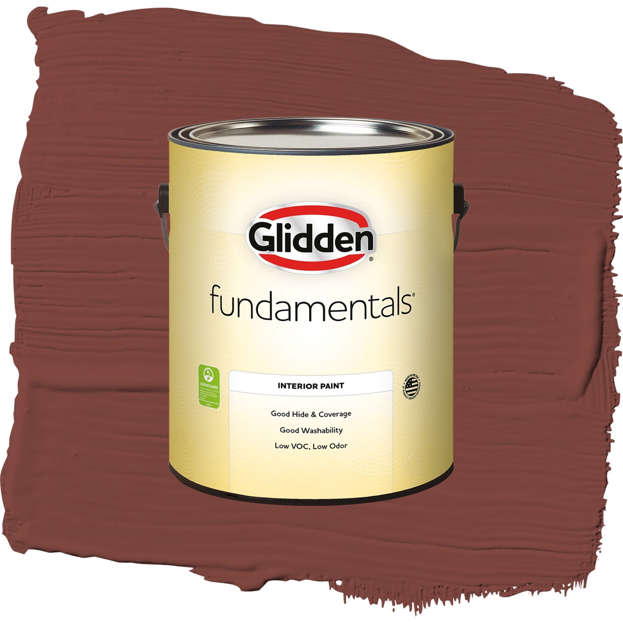 Glidden Fundamentals Sweet Spiceberry Flat Interior Paint and Primer, 1 Gallon