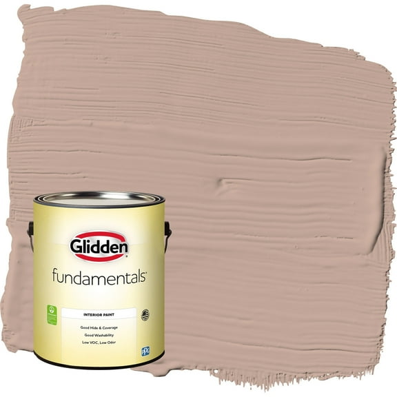 Glidden Fundamentals Taupe Tapestry / Beige Eggshell Interior Paint, 1 Gallon