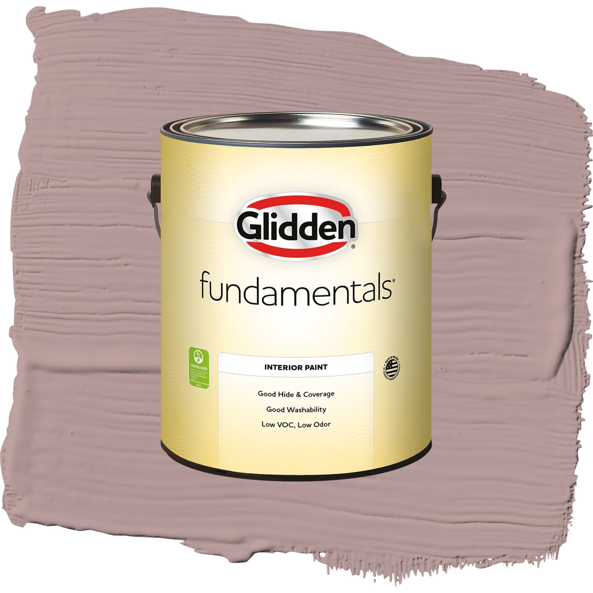 Glidden Fundamentals Tawny Mushroom Flat Interior Paint and Primer, 1 Gallon