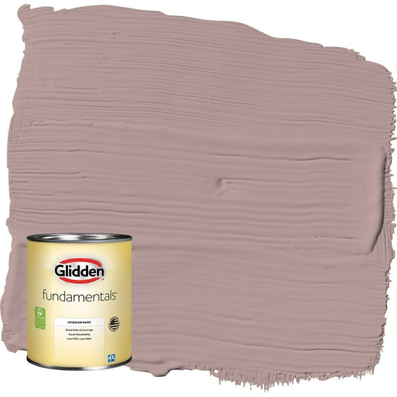 Glidden Fundamentals Tawny Mushroom / Pink Semi-Gloss Interior Paint, 1 Quart
