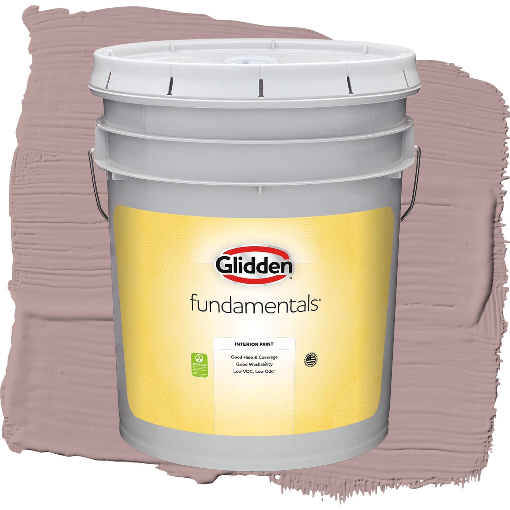 Glidden Fundamentals Tawny Mushroom / Pink, Semi-Gloss Interior Paint, 5 Gallon