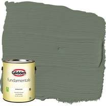 Glidden Fundamentals Interior Paint Thyme Green, Eggshell, 1 Gallon