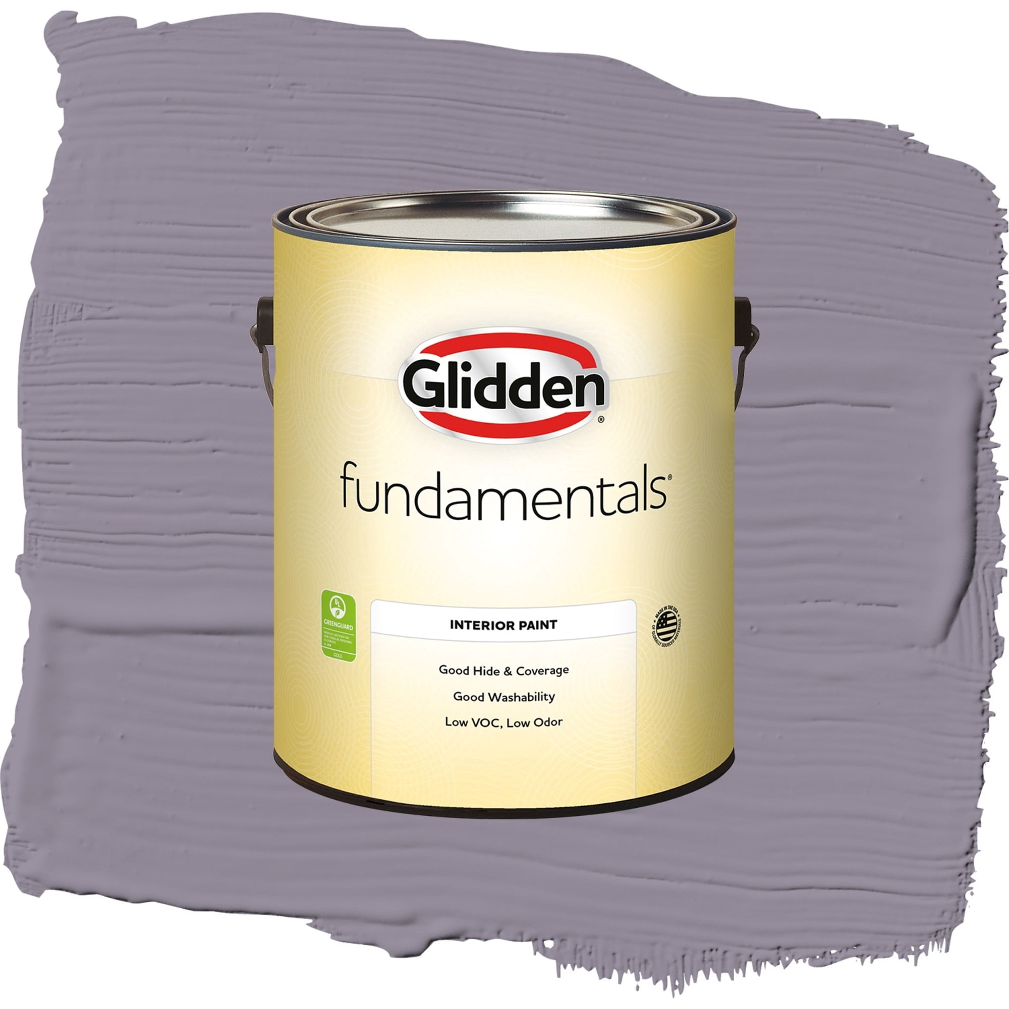 Glidden Fundamentals Tin Lizzie / Purple, Flat Interior Paint, 1 Gallon