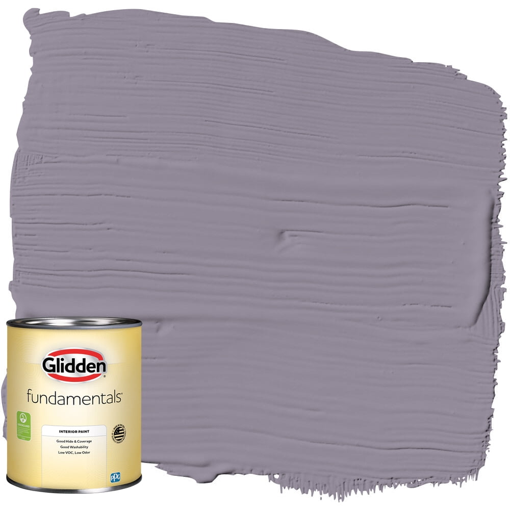 Glidden Fundamentals Interior Paint Tin Lizzie / Purple, SemiGloss, 1
