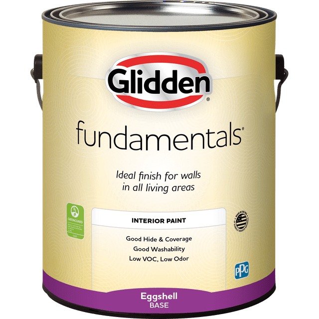 Glidden Fundamentals Interior Paint Tintable Base / , Eggshell, 1 Gallon