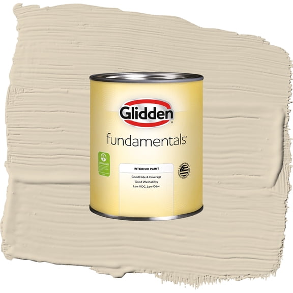 Glidden Fundamentals Toasted Almond / Beige, Eggshell Interior Paint, 1 Quart