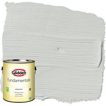 Glidden Fundamentals Interior Paint Tornado / Gray, Eggshell, 1 Gallon