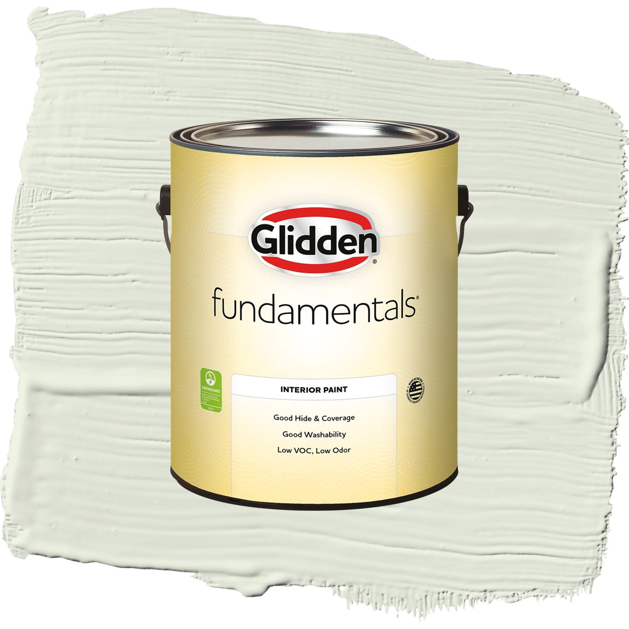 Glidden Fundamentals Touch of Lime / Green, Eggshell Interior Paint, 1 Gallon