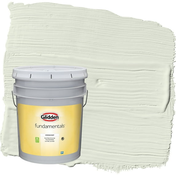 Glidden Fundamentals Touch of Lime / Green Semi-Gloss Interior Paint, 5 Gallon