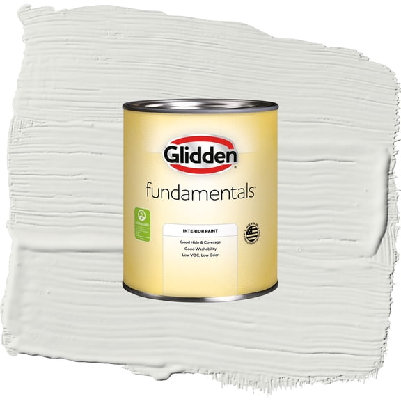 Glidden Fundamentals Tundra Frost Eggshell Interior Paint and Primer, 1 Quart