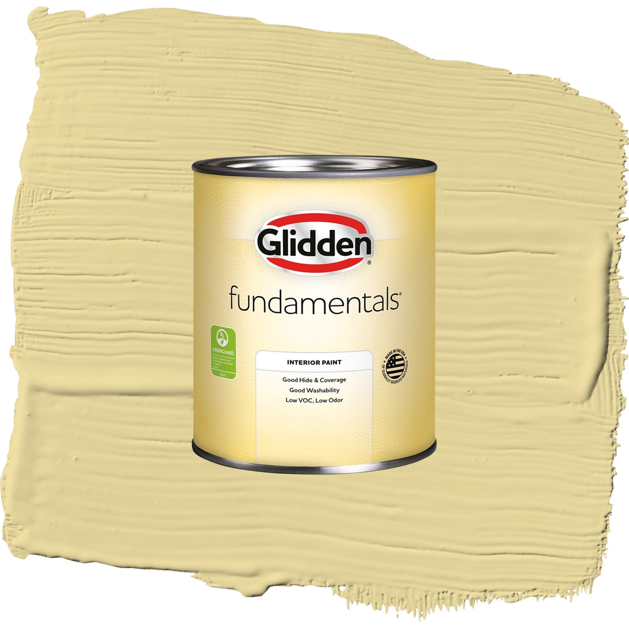 Glidden Fundamentals Twinkle Toes / Green, Eggshell Interior Paint, 1 Quart