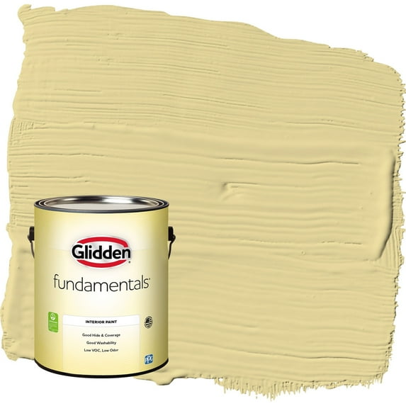 Glidden Fundamentals Twinkle Toes / Green Semi-Gloss Interior Paint, 1 Gallon