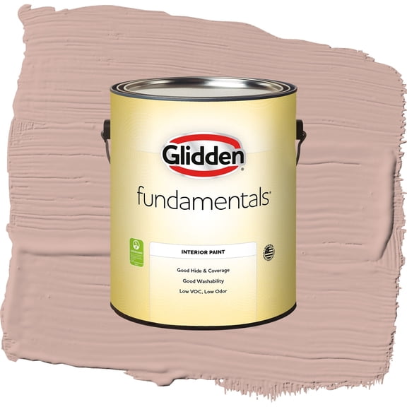 Glidden Fundamentals Velveteen Crush / Pink, Eggshell Interior Paint, 1 Gallon