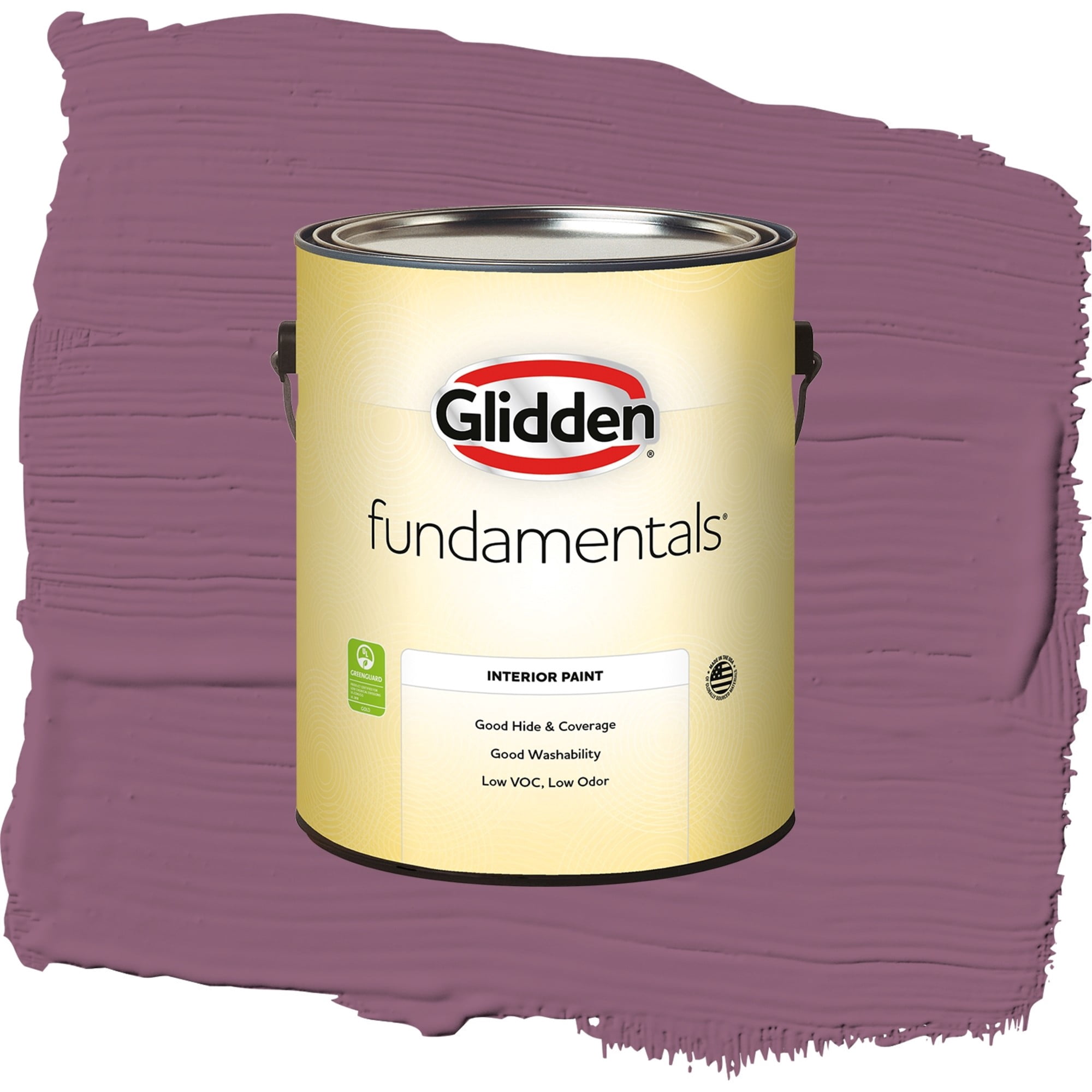 Glidden Fundamentals Victorian Plum / Purple, Eggshell Interior Paint, 1 Gallon