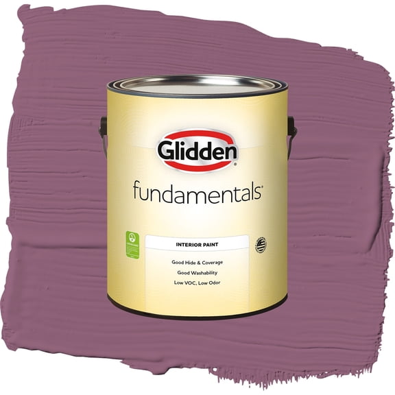 Glidden Fundamentals Victorian Plum / Purple, Eggshell Interior Paint, 1 Gallon