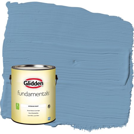Glidden Fundamentals Walden Pond / Blue, Eggshell Interior Paint, 1 Gallon