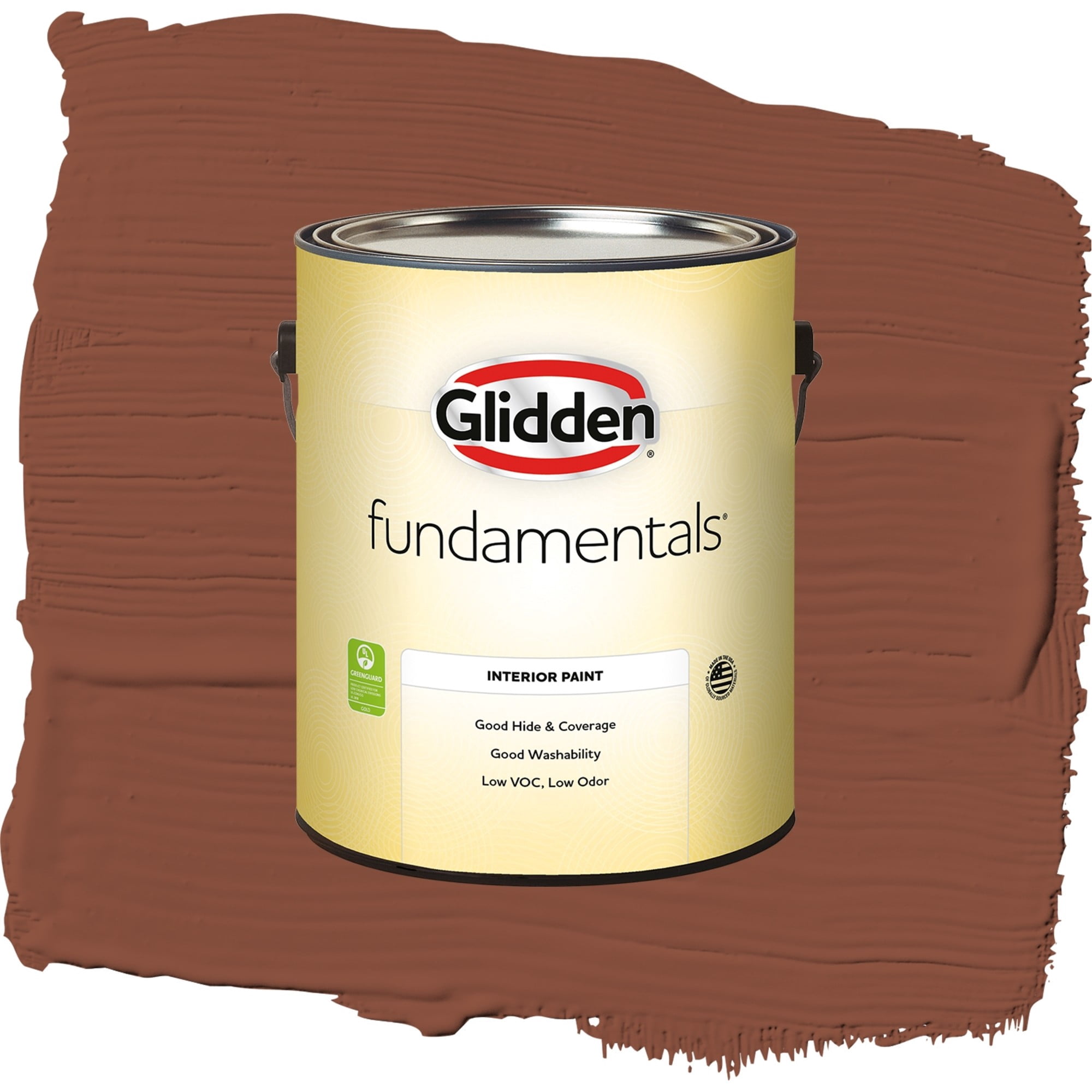 Glidden Fundamentals Cinnamon Crunch / Brown, Eggshell Interior