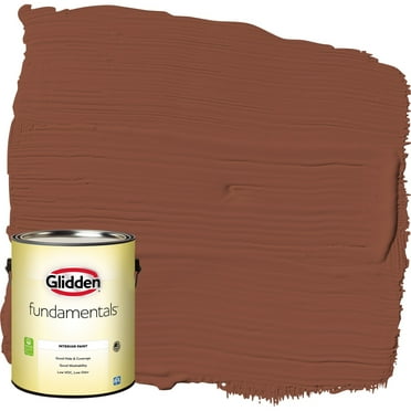 Glidden Fundamentals Interior Paint Warm Wassail / Orange, Eggshell, 1 Gallon