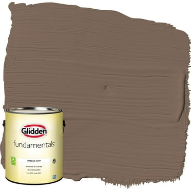 Glidden Fundamentals Interior Paint Warrior / Brown, Eggshell, 1 Gallon