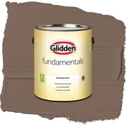Glidden Fundamentals Warrior / Brown, Eggshell Interior Paint, 1 Gallon