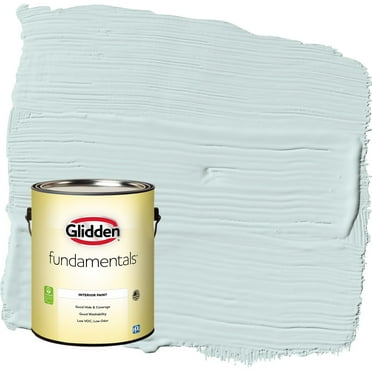 Glidden Fundamentals Watery Blue / Aqua Eggshell Interior Paint, 1 Gallon